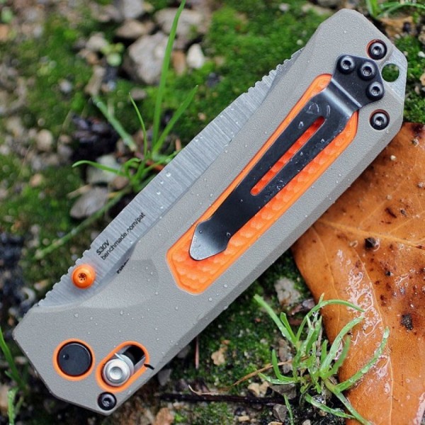 Ніж Benchmade Grizzly Ridge оранжево-сірий 15061