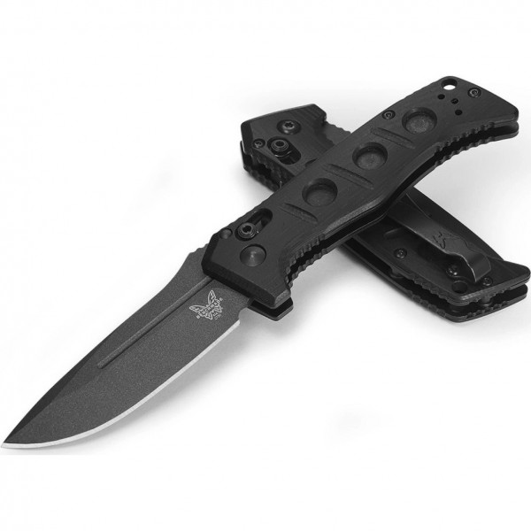 Ніж Benchmade Sibert Mini Auto Adamas, чорний 2730GY-1
