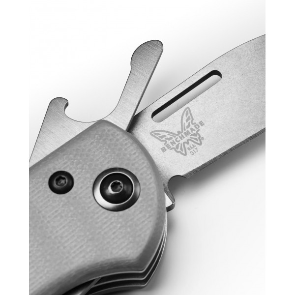 Ніж Benchmade Weekender, 2 клинка, сірий 317