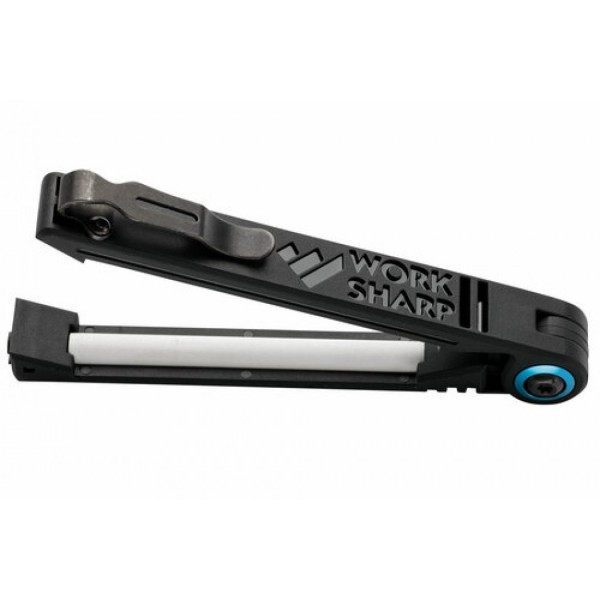 Складане точило Benchmade "EDC folding sharpener - Edge Maintenance Tool", кераміка+шкіра 50030