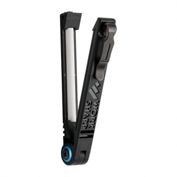 Складане точило Benchmade "EDC folding sharpener - Edge Maintenance Tool", кераміка+шкіра 50030