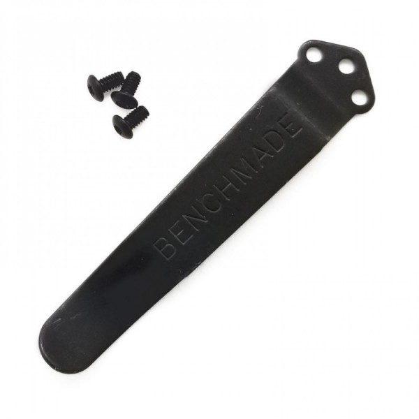 Кліпса Benchmade Чорна, Standard Carry, 3 Гвинта в Комплекті KITCS-59